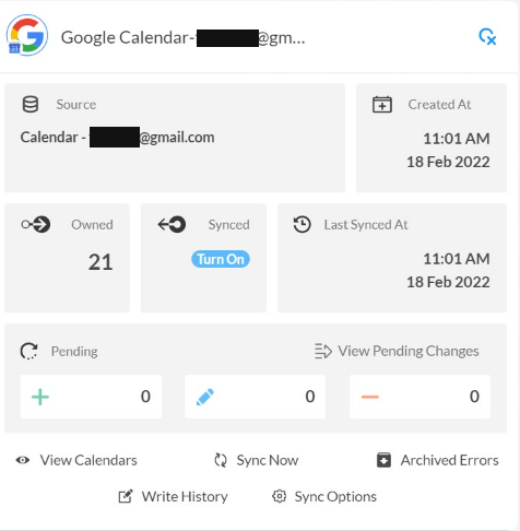 Google Calendar jetzt synchronisieren