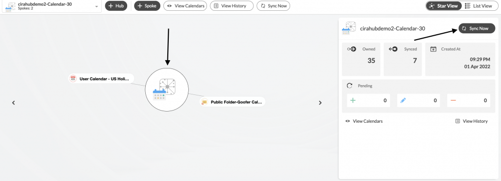 Syncing Between Spokes on CiraHub