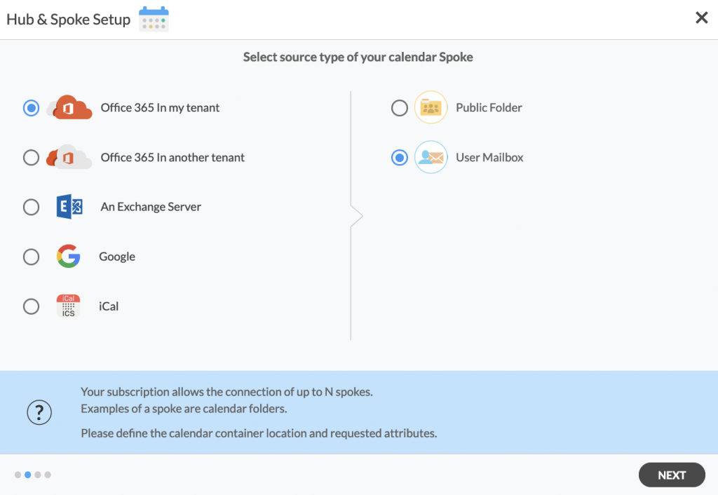 Adding a User Mailbox Calendar