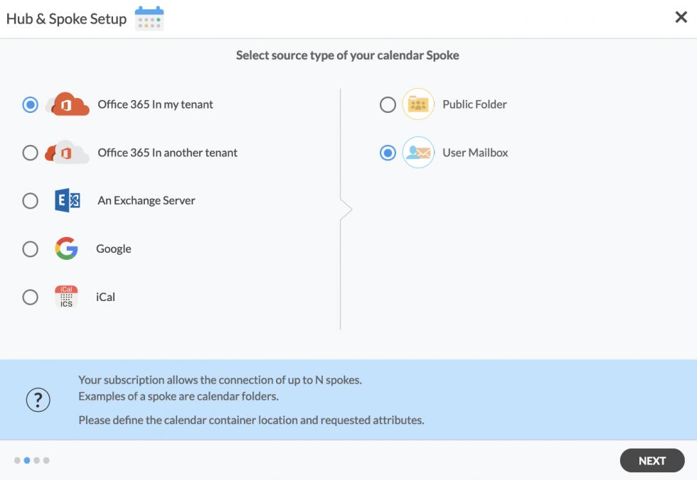 How to sync iCal with O365 User Mailbox Calendars