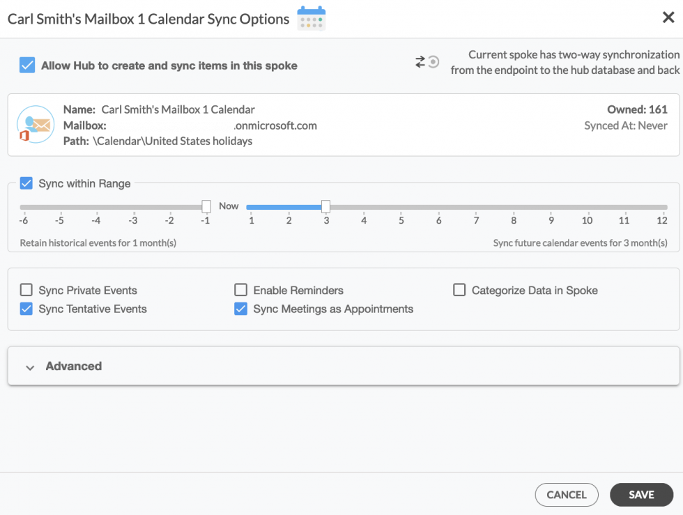 TwoWay Sync Calendars Between iCal and an Office 365 Mailbox
