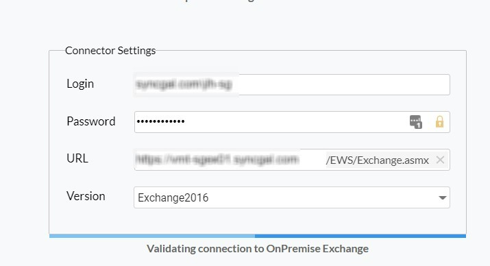 Validation d'Exchange Server