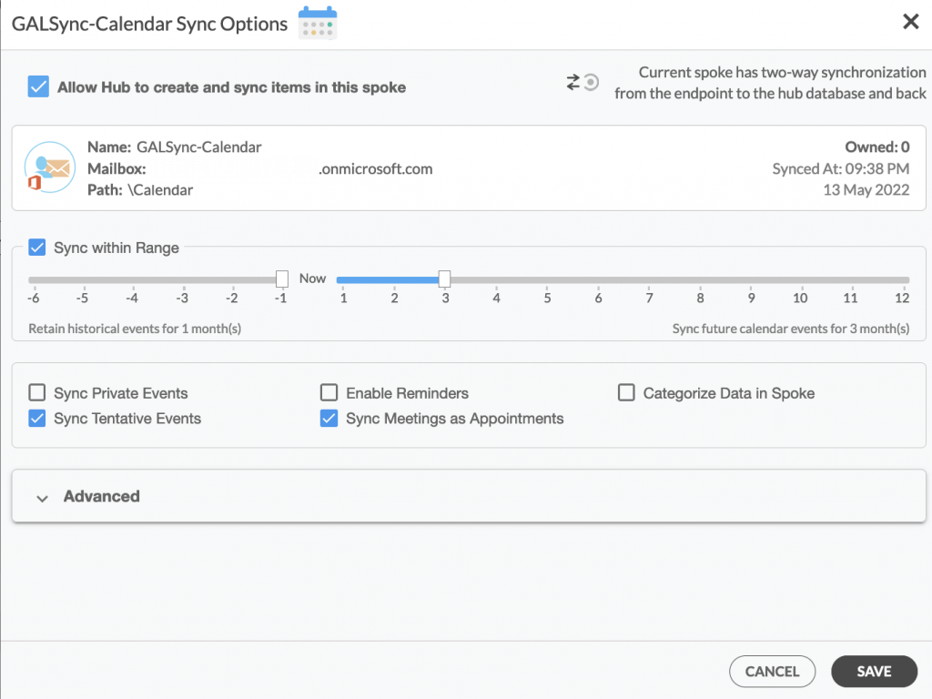 Enabling Two-way Sync