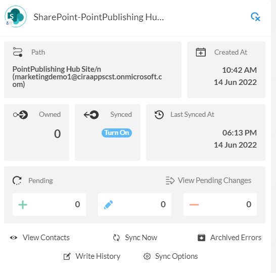 Sharepoint Sync Now