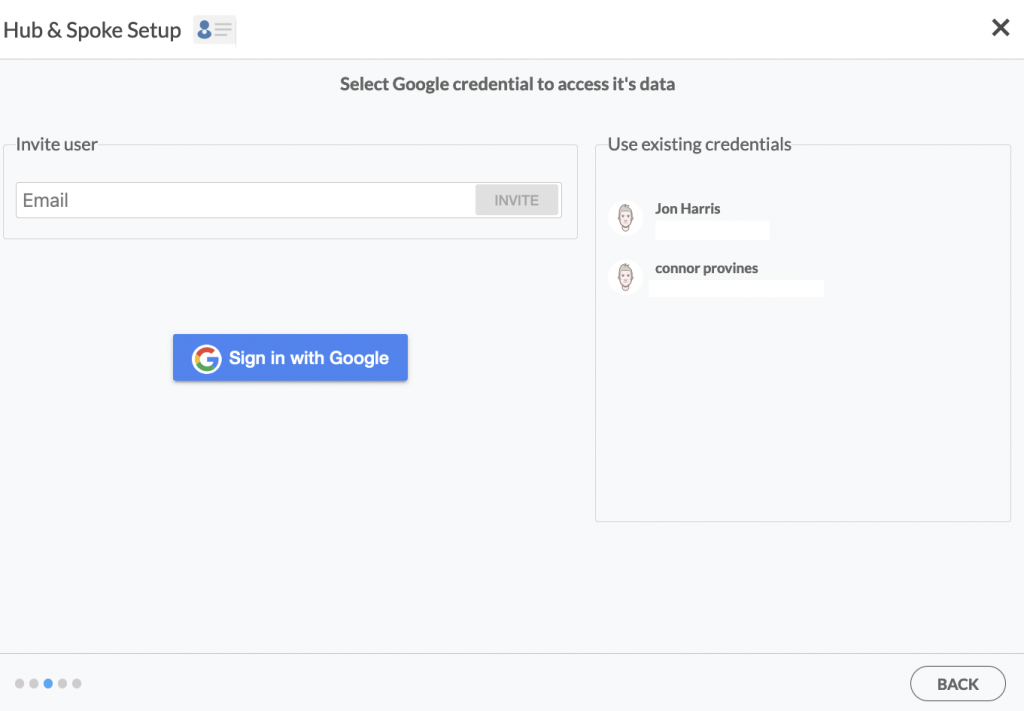 Se connecter à Google Contacts