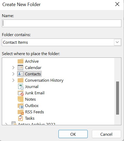 How to Create New Address Book in Outlook - Office 365 