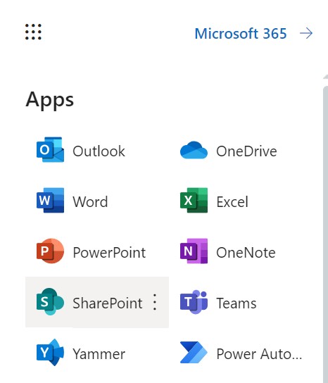 pick sharepoint app