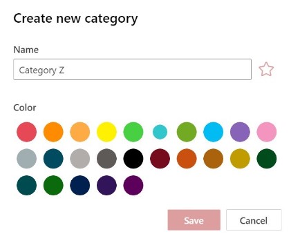 click save after naming your category