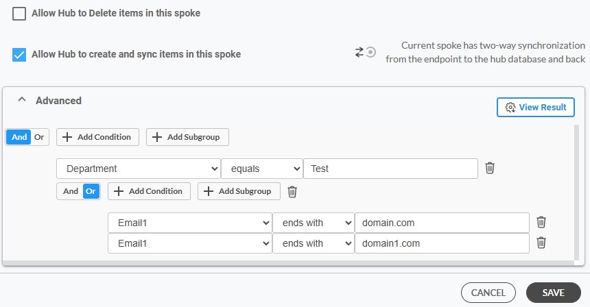 How to Setup Conditions and Subgroups